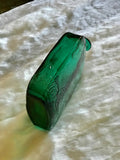 Vintage Glass Decanter | green