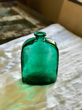 Vintage Glass Decanter | green