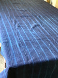 Vintage African Indigo Denim Mossi Mudcloth Throw | No. 17