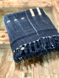 Vintage African Indigo Denim Mudcloth | No. 67