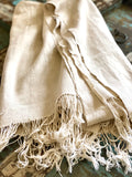 Vintage African Natural White Mudcloth | No. 58