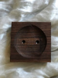 Handcarved Wooden Soap Dish