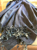 Vintage African Indigo Denim Mossi Mudcloth Throw | No. 17
