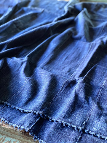 Vintage African Indigo Denim Mossi Mudcloth | No. 37