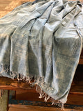 Vintage African Faded Indigo Denim Mossi Mudcloth | No. 64