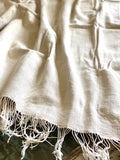 Vintage African Natural White Mudcloth | No. 58
