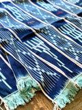 Vintage African Indigo with Aqua Blue | Baule Mudcloth No. 08