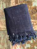 Vintage African Dark Indigo Denim Mossi Mudcloth | No. 65