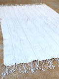 Vintage African Natural White Mudcloth | No. 40