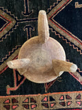 Vintage African Handcarved Light Wooden Senufo Stool