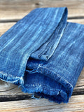Vintage African Indigo Denim Mossi Mudcloth | No. 44