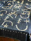 Vintage African Indigo Denim Mudcloth | No. 67