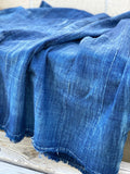Vintage African Indigo Denim Mossi Mudcloth | No. 44