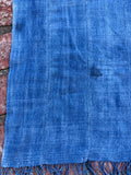 Vintage African Indigo Denim Mossi Mudcloth 80” L x 45” W Textile | No. 115