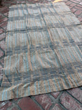 Vintage Nigerian Yoruba Aso Oke Handwoven Textile Throw 67” L x 46” W | No. 181