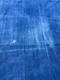 Vintage African Indigo Denim Mossi Mudcloth 80” L x 45” W Textile | No. 115