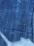Vintage African Indigo Denim Mossi Mudcloth 83” L x 38” W Textile | No. 154