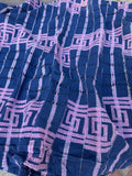 Vintage Nigerian Yoruba Aso Oke Handwoven Textile Throw 76” L x 50” W | No. 183