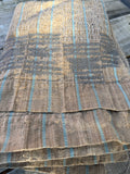 Vintage Nigerian Yoruba Aso Oke Handwoven Textile Throw 67” L x 46” W | No. 181