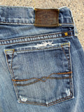 Lucky Brand Jeans Women’s Zoe 00/24 Boot Cut Distressed Blue Jeans Style 7W10922