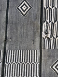 Vintage African Baule Mudcloth Textile Throw Rug 61” L x 44” W Textile | No. 167
