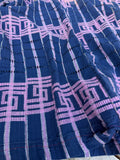 Vintage Nigerian Yoruba Aso Oke Handwoven Textile Throw 76” L x 50” W | No. 183