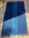 Vintage African Indigo Denim Mossi Mudcloth 70” L x 41” W Textile | No. 153