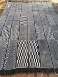 Vintage African Baule Mudcloth Textile Throw Rug 61” L x 44” W Textile | No. 167