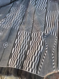 Vintage African Baule Mudcloth Textile Throw Rug 61” L x 44” W Textile | No. 167