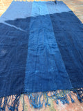 Vintage African Indigo Denim Mossi Mudcloth 70” L x 41” W Textile | No. 153