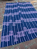 Vintage Nigerian Yoruba Aso Oke Handwoven Textile Throw 76” L x 50” W | No. 183