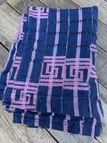 Vintage Nigerian Yoruba Aso Oke Handwoven Textile Throw 76” L x 50” W | No. 183