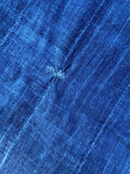 Vintage African Indigo Denim Mossi Mudcloth 75” L x 40” W Textile | No. 151