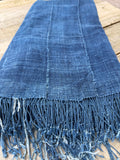 Vintage African Indigo Denim Mossi Mudcloth 72” L x 41” W Textile | No. 159
