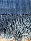 Vintage African Indigo Denim Mossi Mudcloth 75” L x 41” W Textile | No. 134