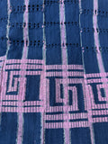 Vintage Nigerian Yoruba Aso Oke Handwoven Textile Throw 76” L x 50” W | No. 183