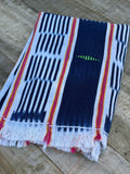 Vintage African Indigo Baule Mudcloth 55” L x 40” W Textile | No. 118