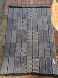 Vintage African Baule Mudcloth Textile Throw Rug 61” L x 44” W Textile | No. 167