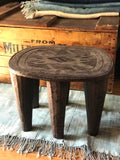 Vintage African Handmade Wooden Nupe Stool