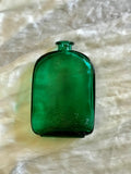 Vintage Glass Decanter | green
