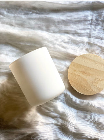 Essential Oil Aromatic Candle | Matte White | 13 oz.