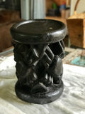Vintage African Tribal Wooden Spider Stool
