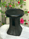 Vintage African Carved Tribal Wooden Stool
