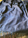 Vintage African Indigo Denim Mossi Mudcloth Throw | No. 17