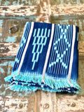 Vintage African Indigo with Aqua Blue | Baule Mudcloth No. 08