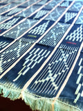 Vintage African Indigo with Aqua Blue | Baule Mudcloth No. 08