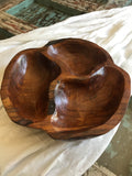 Chunky Teak Wood Bowl