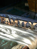 Rustic Rusty Metal Letters | FAMILY