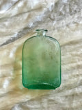 Vintage Glass Decanter | aqua ombré