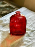 Vintage Glass Decanter | red